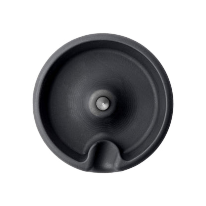 Debowler 4" Minimalist Silicone AshTray with Billet Aluminum Cleaning Spike