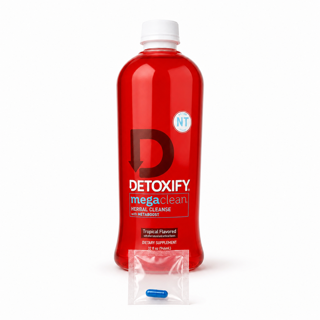 Detoxify Mega Clean Herbal Cleanse with Metaboost 32oz