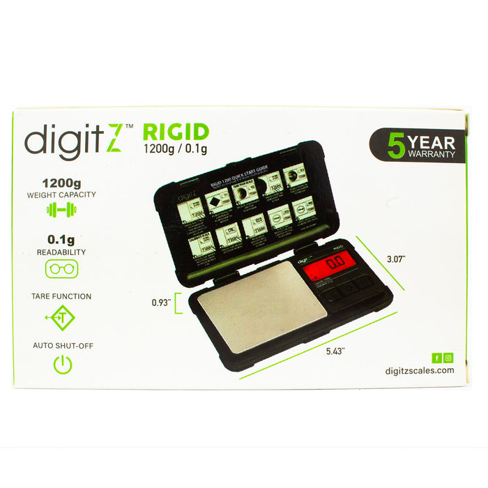 DigitZ Rigid 1200g x 0.1g Digital Scale