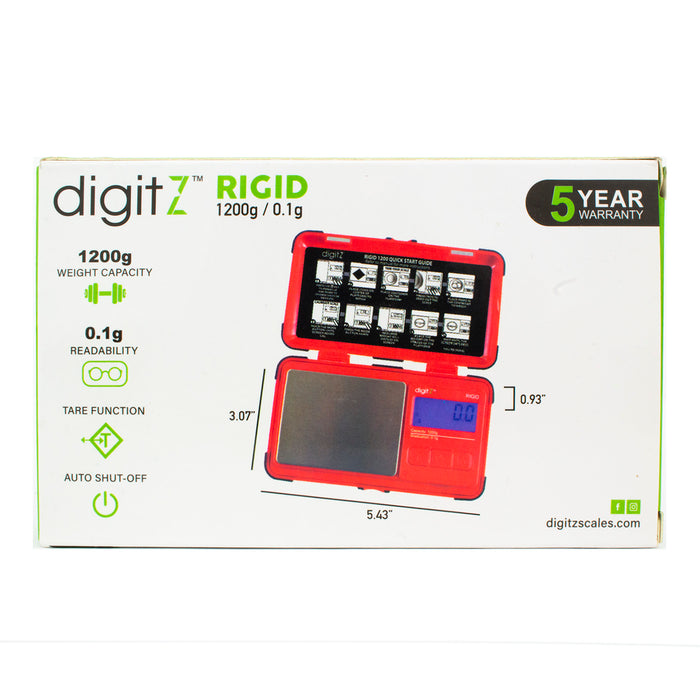 DigitZ Rigid 1200g x 0.1g Digital Scale