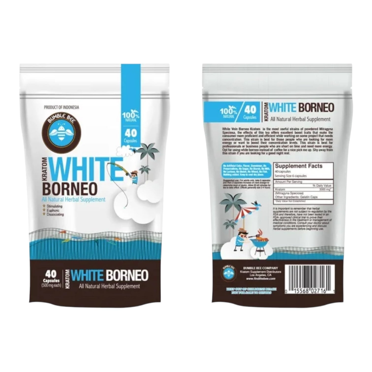 Bumble Bee Kratom (Capsules) (40ct)