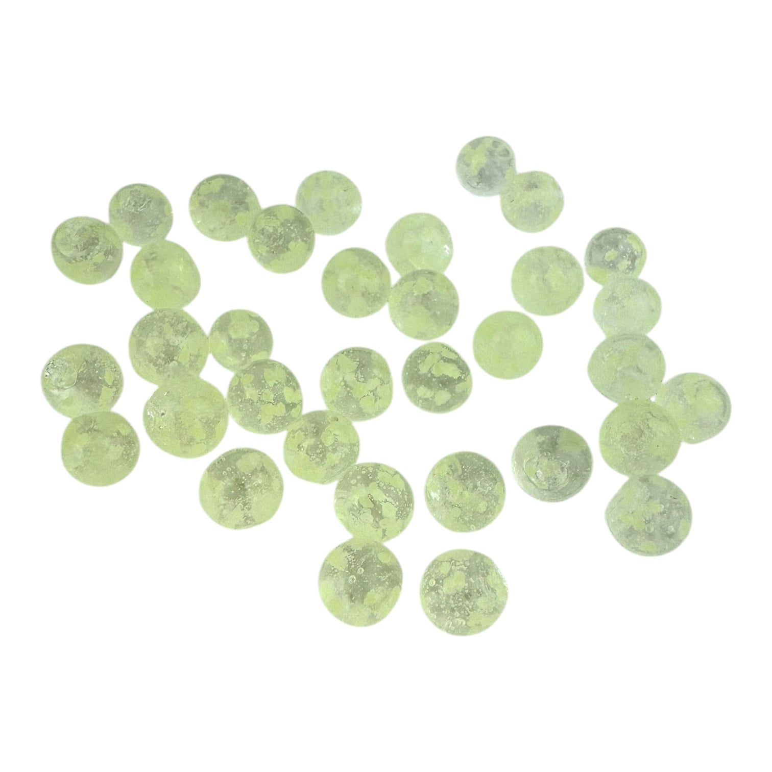 Glass Glow in the Dark Pearls (100 pcs)