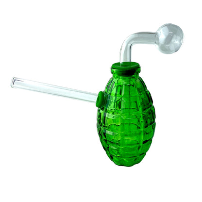 6" Grenade Oil Burner Bubbler Water Pipe