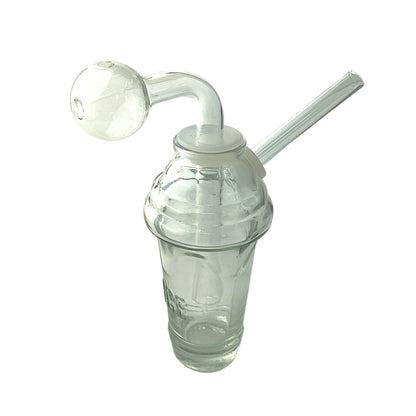 6" Ice Cream Oil Burner Bubbler Water Pipe