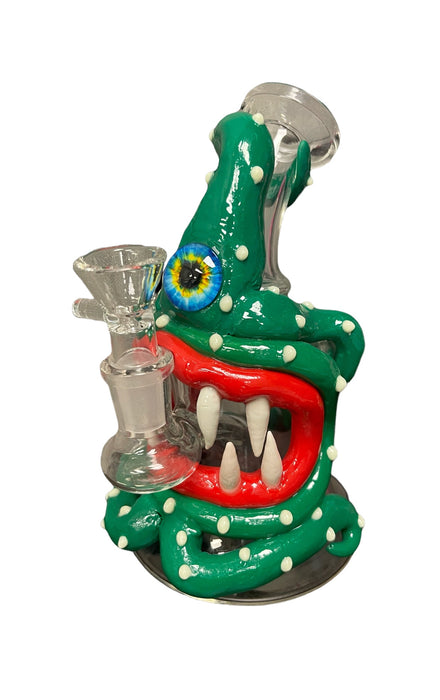 3D One Eyed Monster Beaker Water Pipe