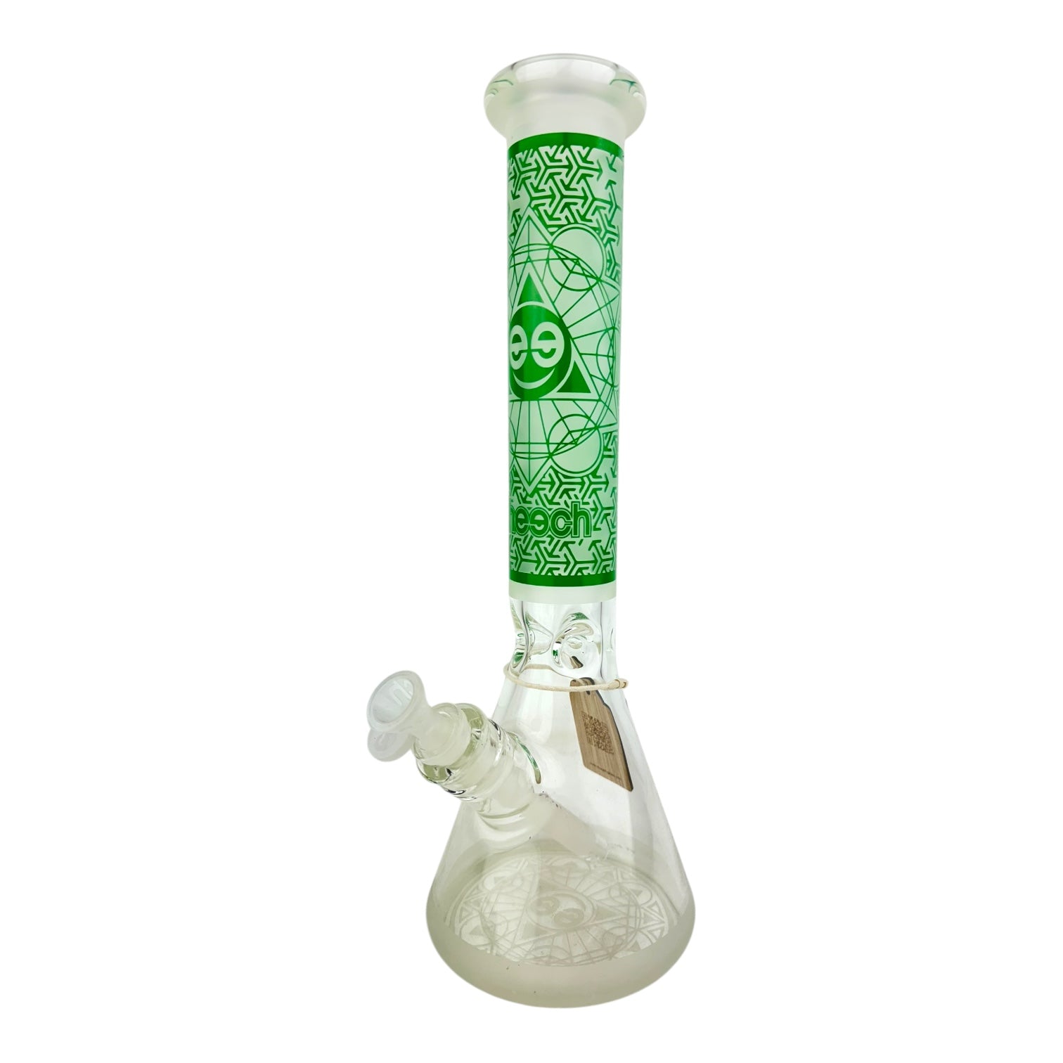 15.5" CHEECH Frosted Texture Beaker Glass Water Pipe 'CH-161'