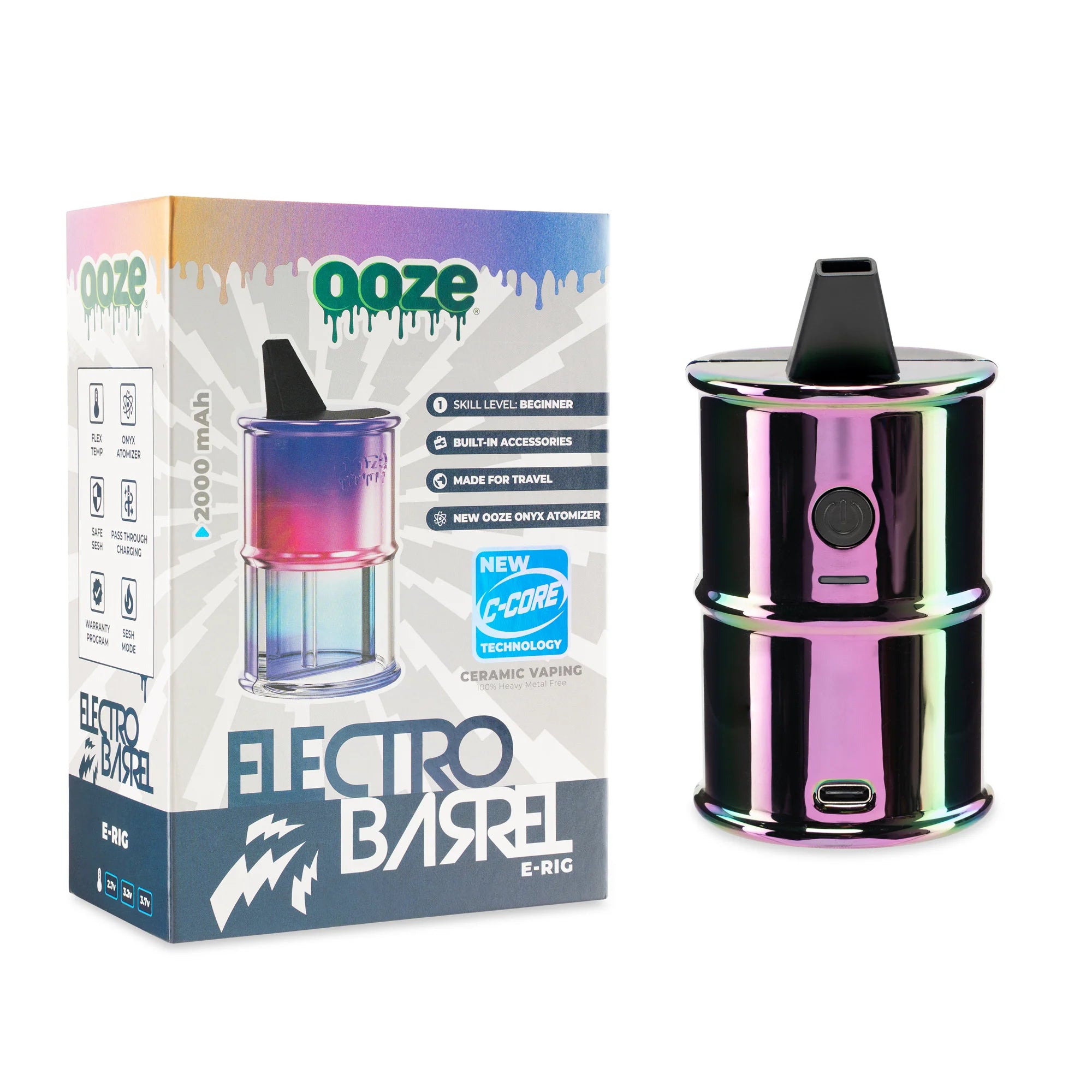 Ooze Electro Barrel E-Rig – C-Core 2000 MAh