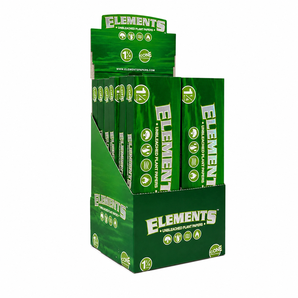Elements Green 1 1/4 Cones 20ct