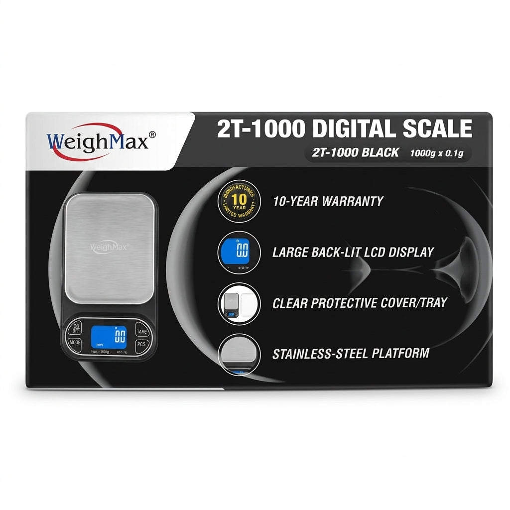 WeighMax 2T-1000 Digital scale (1000g x 0.1g)