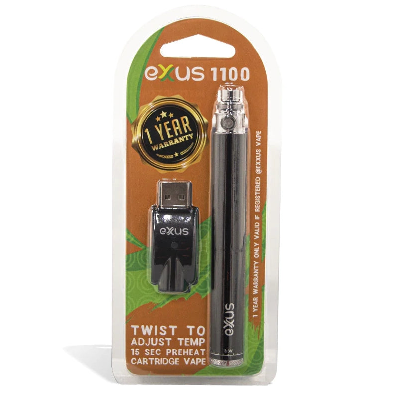 Exxus 1100mah Battery and Charger Blister Pack