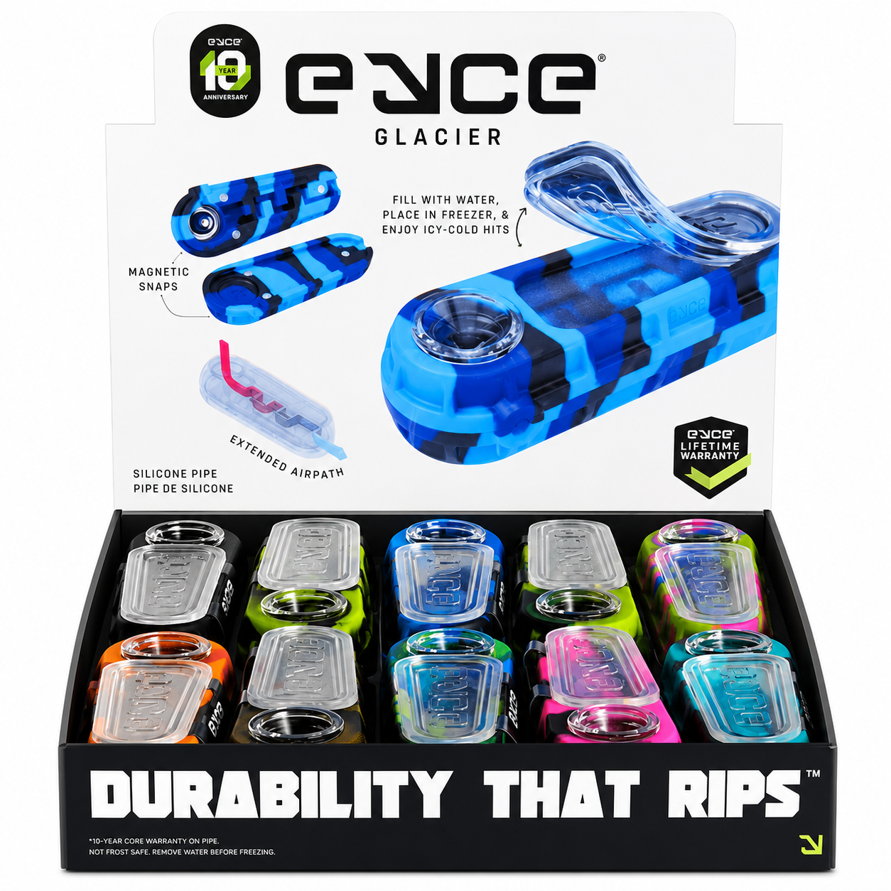 Eyce Galacier Spoon 10ct Display