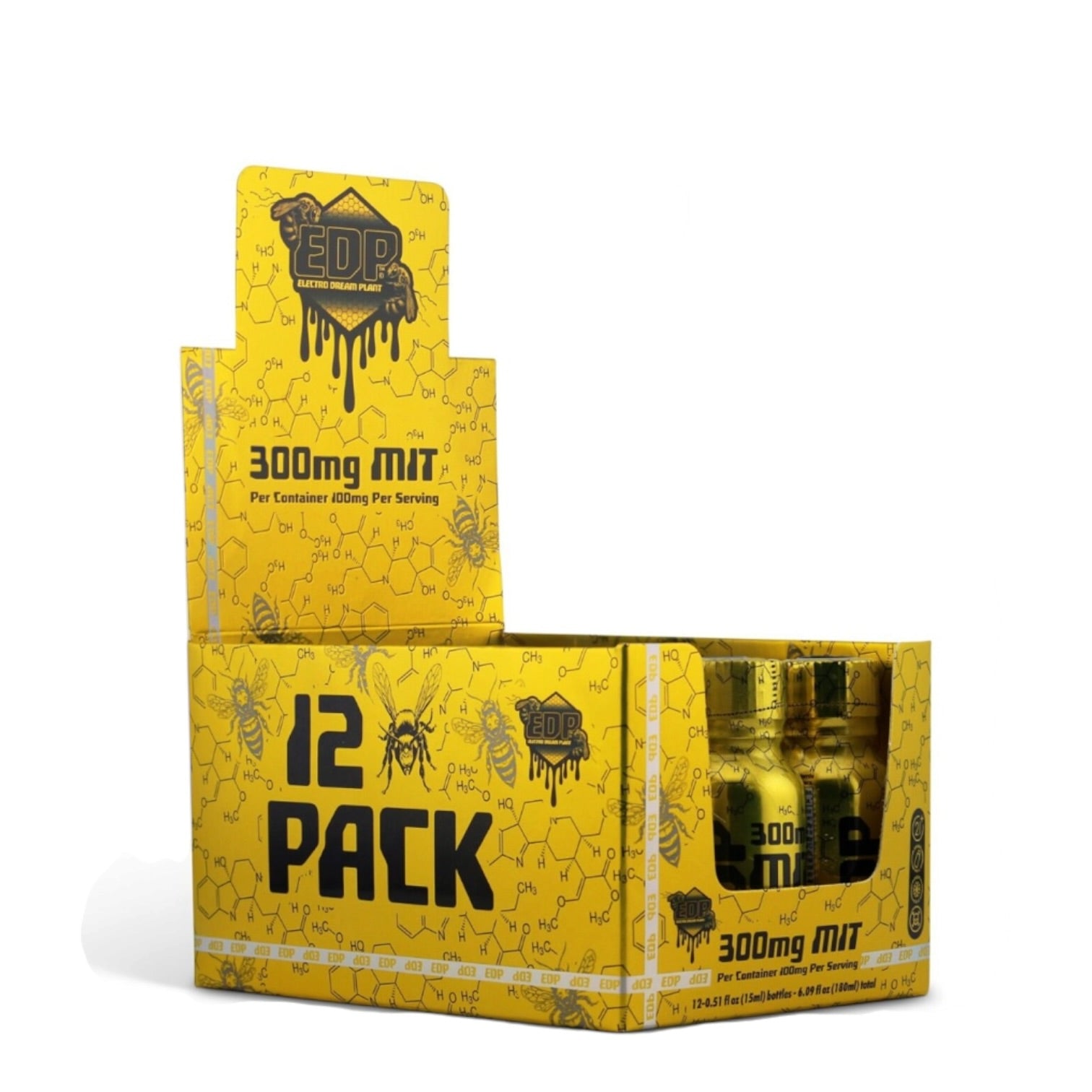EDP Mit 300mg 15ml Shot 12pc-Display