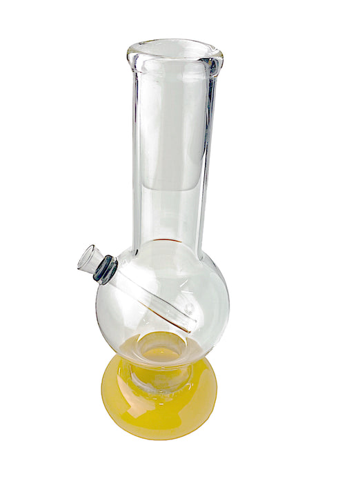 11" Straight Double Bubble Glass Water Pipe (PL-22-19)