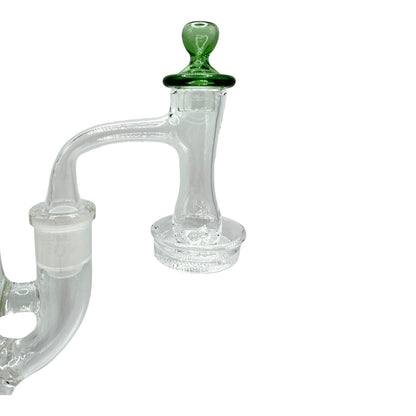 Lollipop QSeries-11 | 14mm Male 90° | Fully Welded Quartz Terp Slurper Banger Set - QZ 111