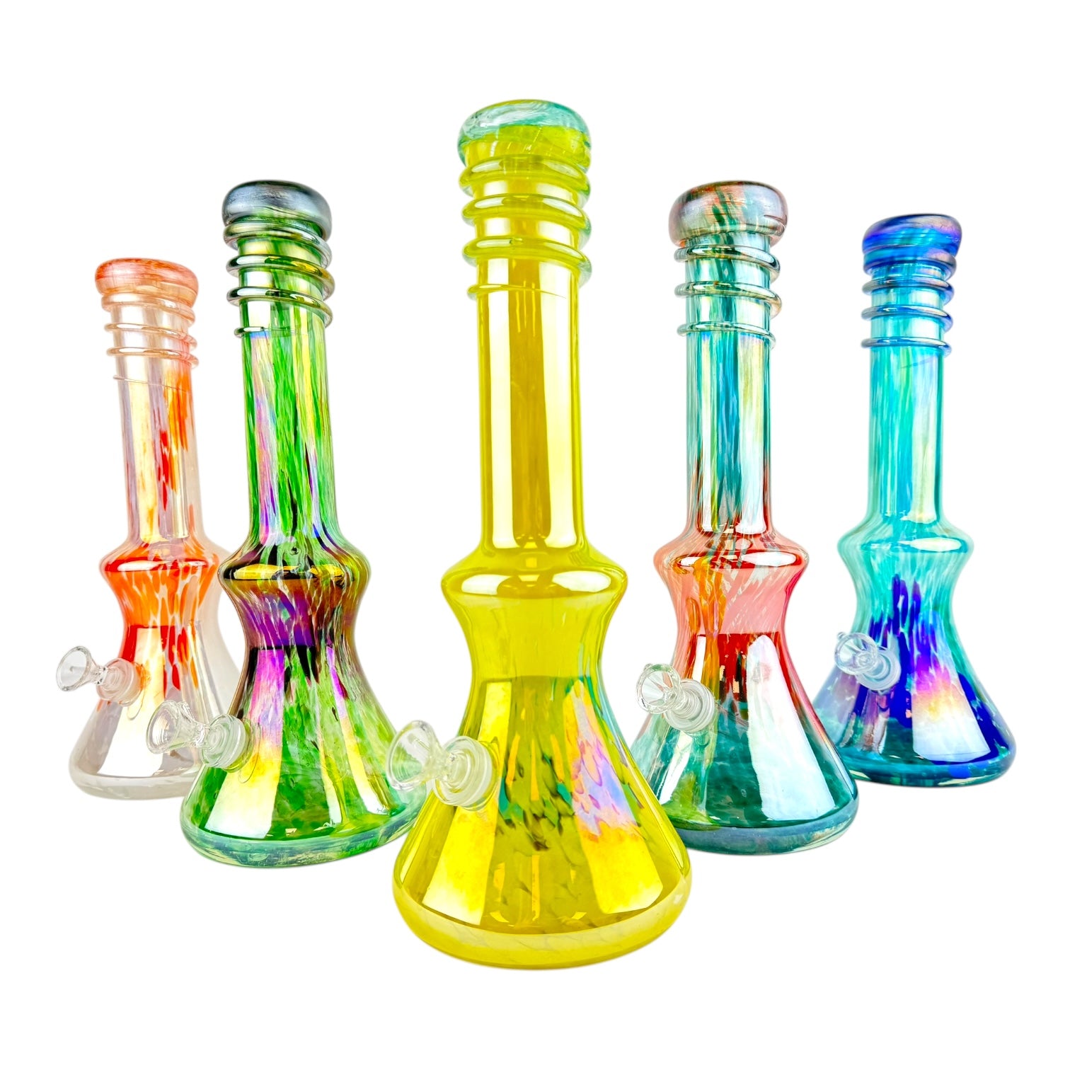 13.5" Hourglass Soft Glass Water Pipe