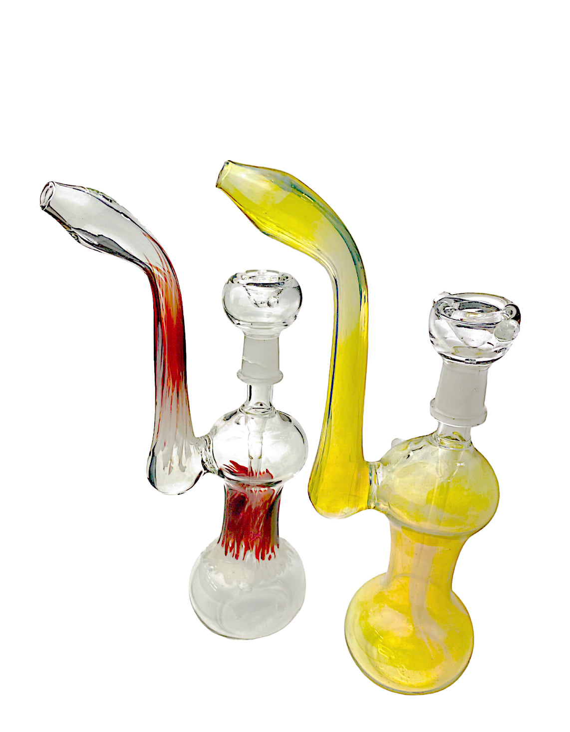 11.5" Double Bubble W/Perc Water Pipe