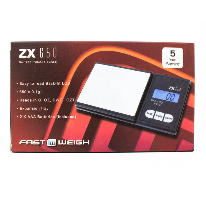 Fast Weigh ZX 650 Digital Pocket Scale