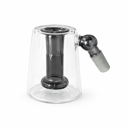 Glass Ash Catcher with Colored Donut Perc/Joint I 120pcs/Mc I 14mm