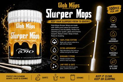 Glob Mops Slurper - 100ct/Jar (6 Pack)