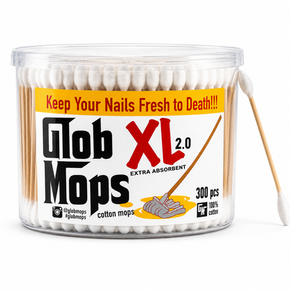 Glob Mops XL Cotton Swabs 6-Pack Bundle  (1800 Total Mops)