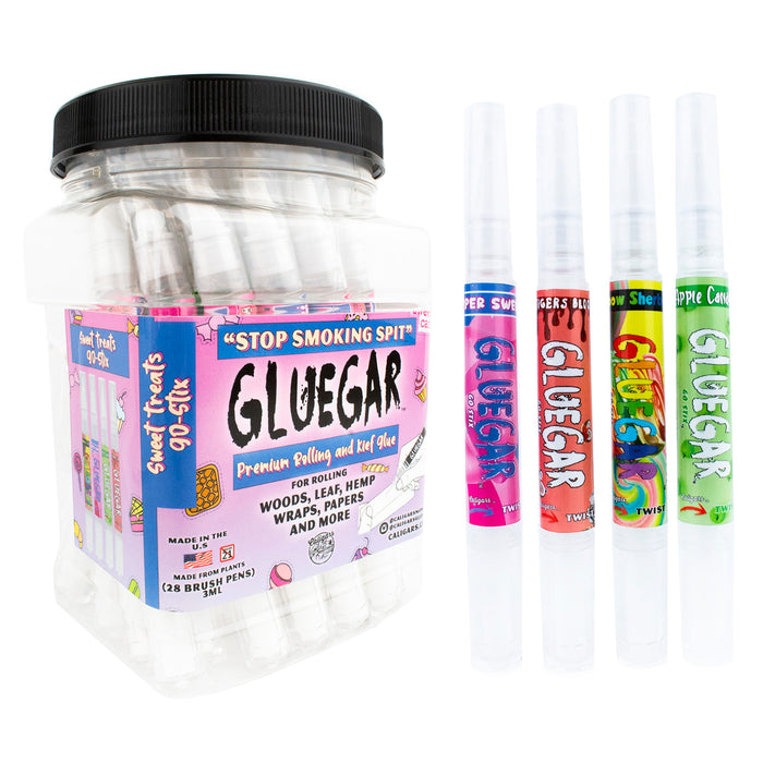 GlueGar - "Sweet Treats" 3ml Brush Pen (28 Per Jar)