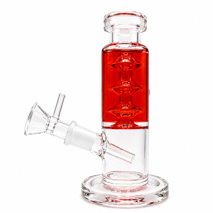6" G/G Glycerin Coiled Stem Water Pipe I Asst Colors