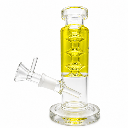 6" G/G Glycerin Coiled Stem Water Pipe I Asst Colors