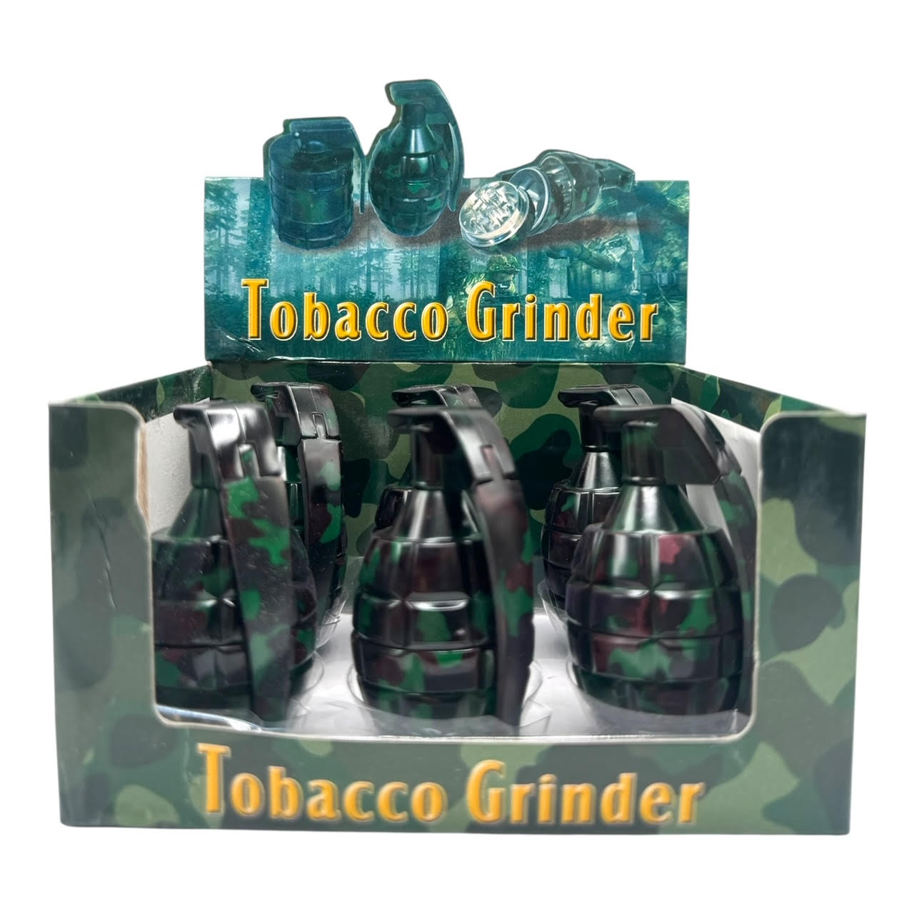 Grenade Metal Grinders 6pc Display