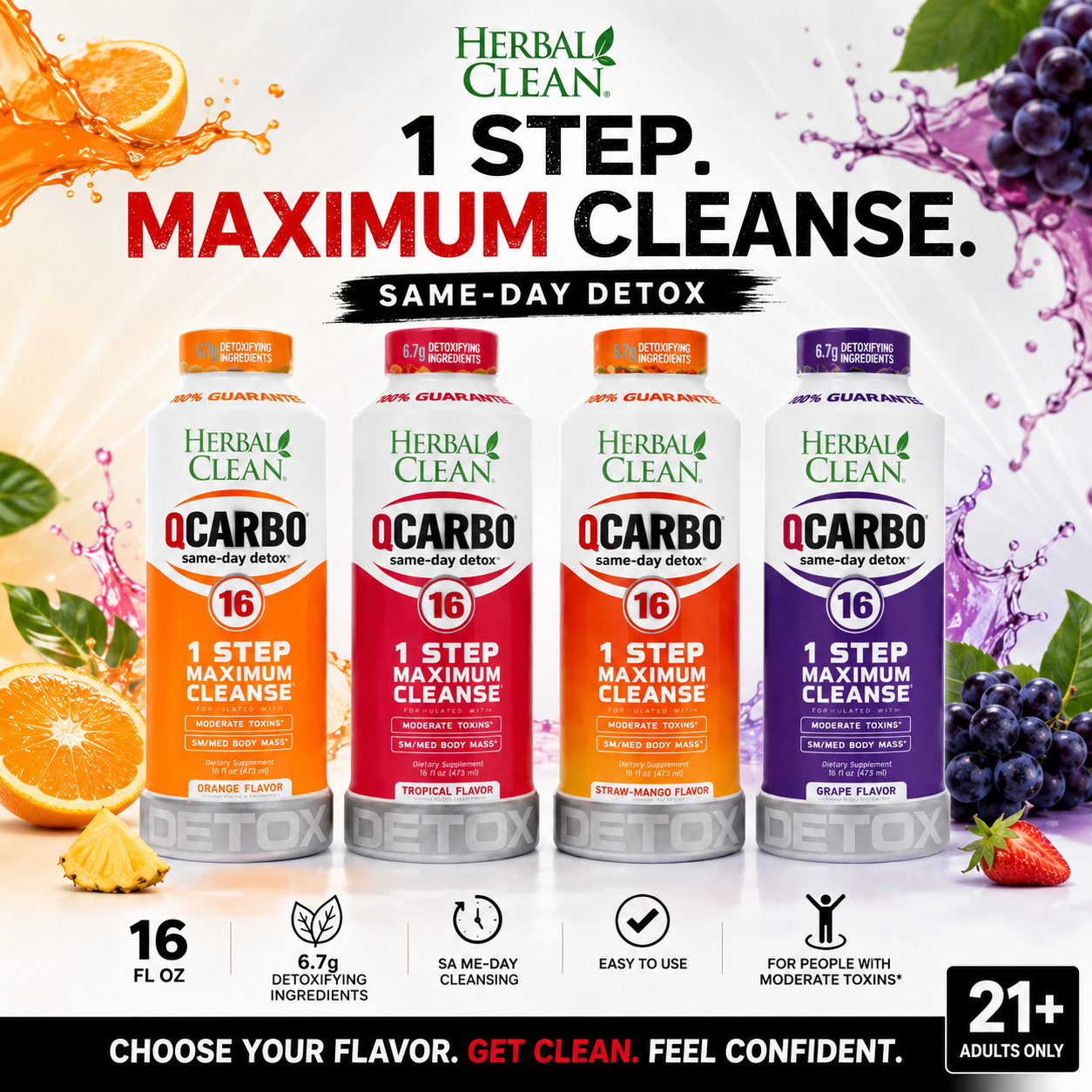 Herbal Clean QCarbo 16