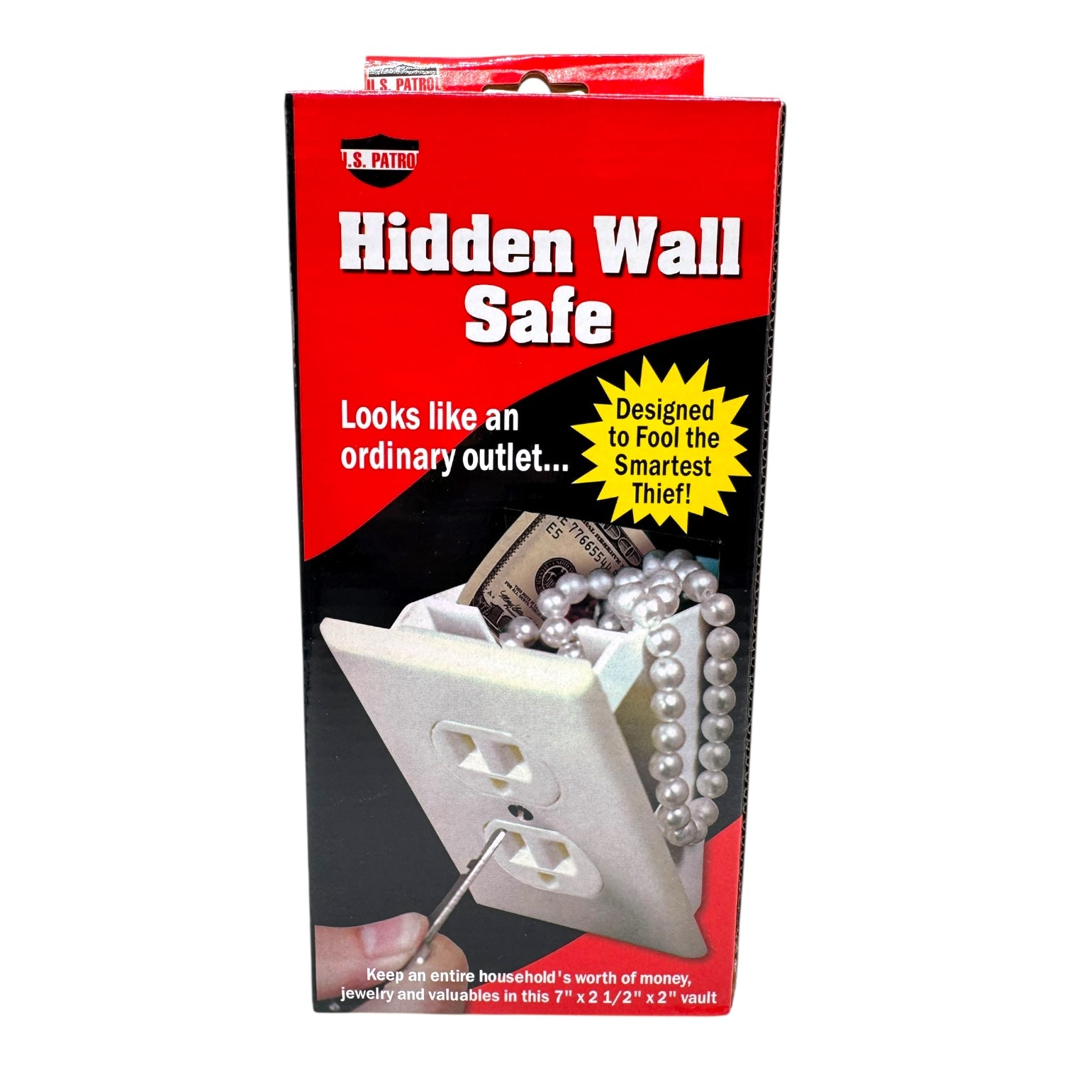 Hidden Wall Outlet Safe 24/Case