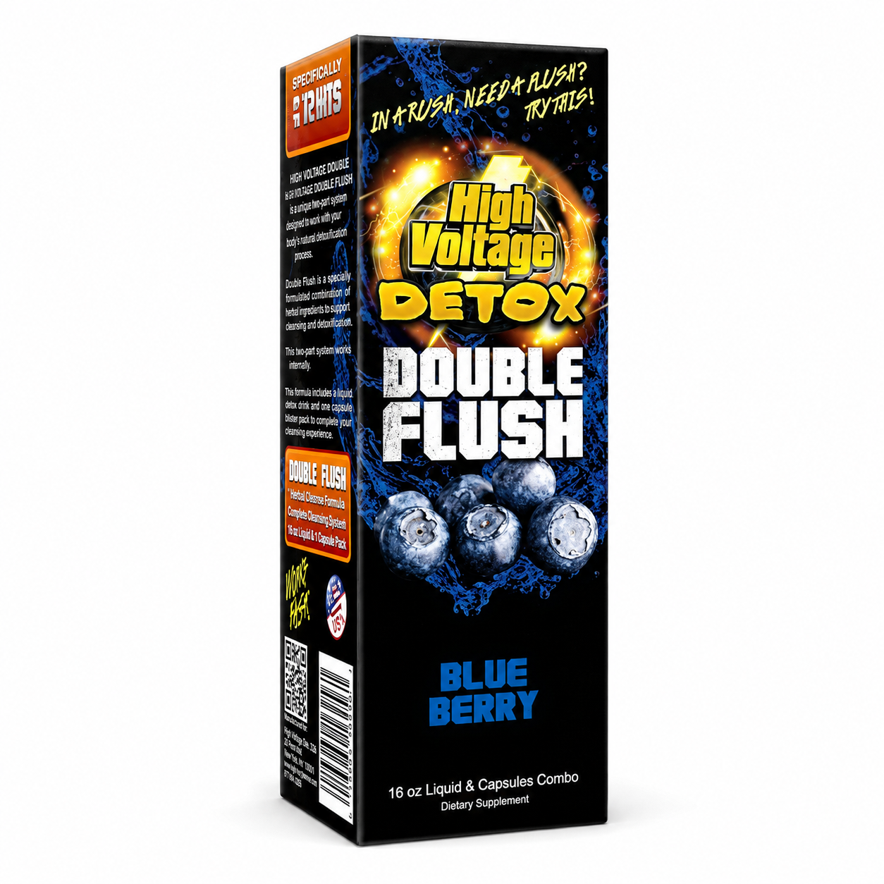 High Voltage Double Flush Detox Drink 16oz