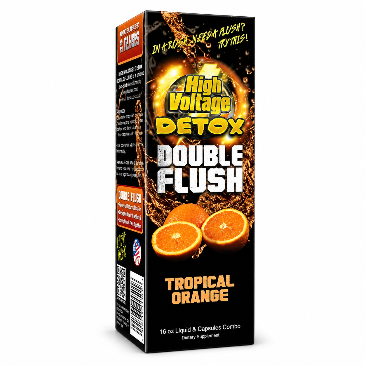 High Voltage Double Flush Detox Drink 16oz