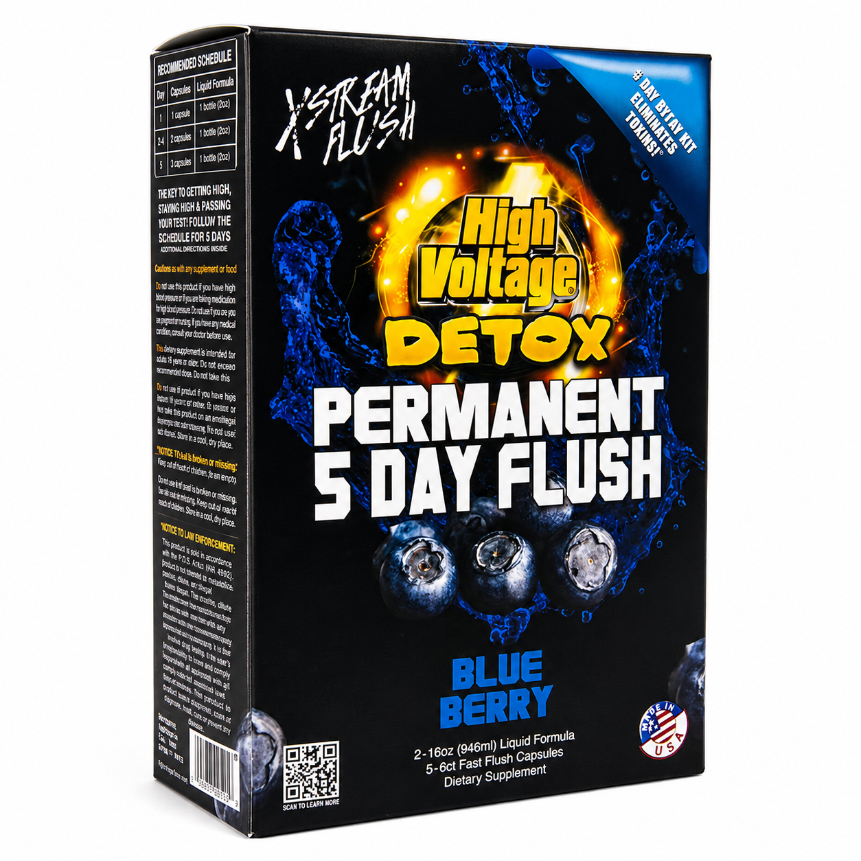 High Voltage Permanent 5 Day Flush