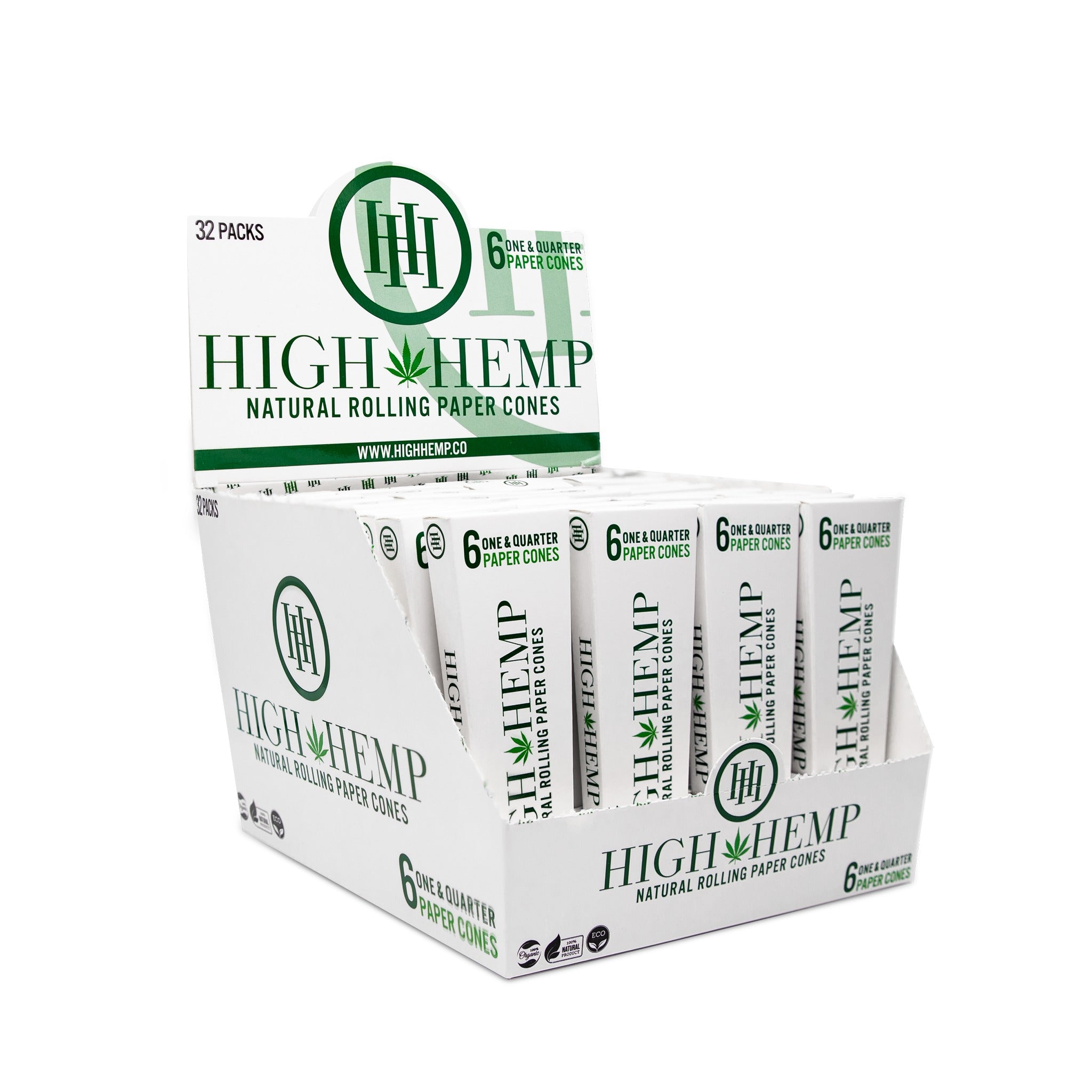 High Hemp 1 1/4 Pre-Rolled Cones