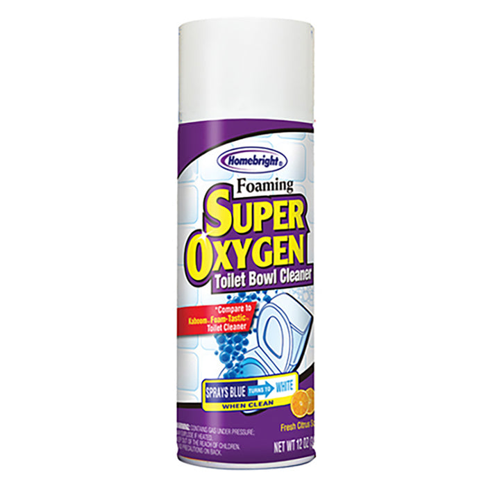 Homebright Foaming Super Oxygen Toilet Bowl Cleaner 12oz Safe Can