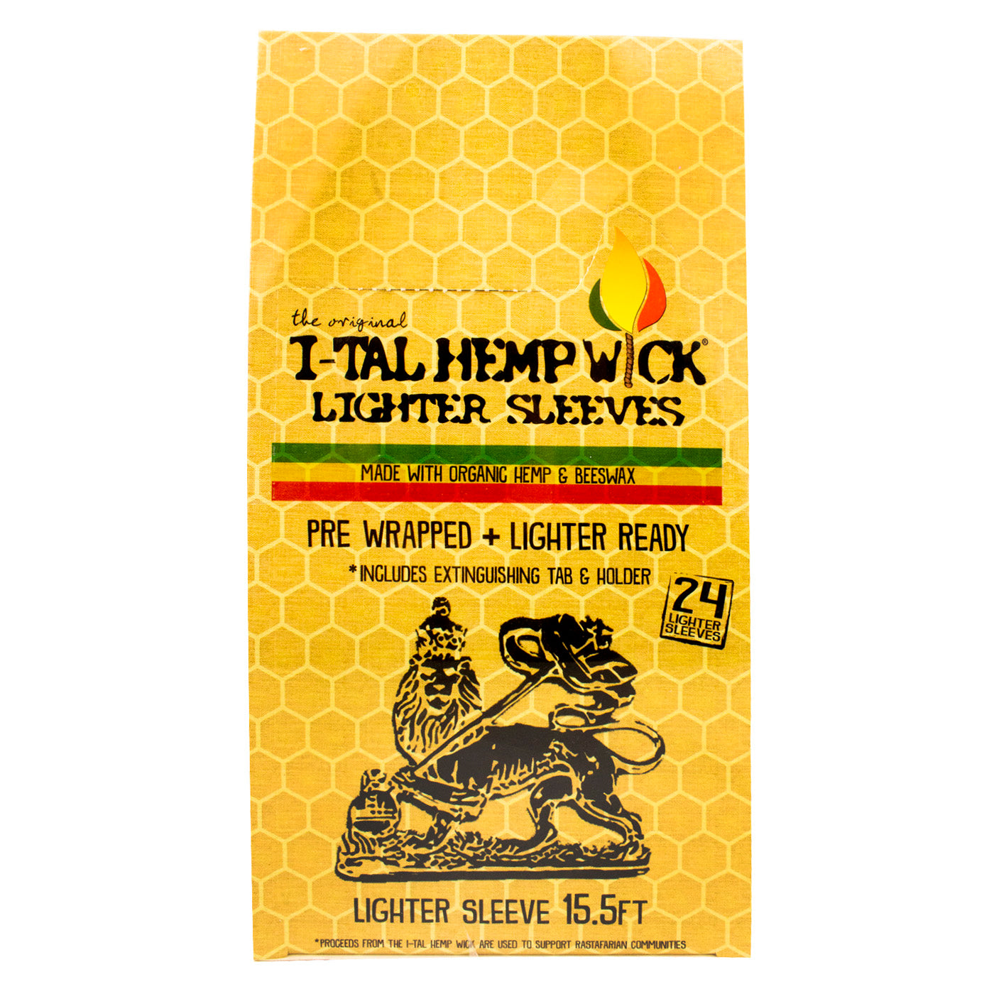 I-Tal Hemp Wick Lighter Sleeves 15.5 Ft