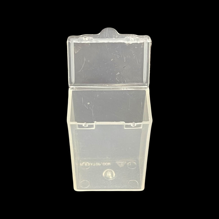 Clear Plastic Storage Box 1" x 1.5" x .75"