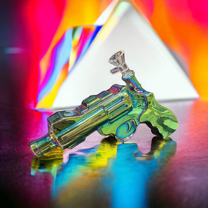 8" Pistol Handgun Glass Hand Pipe