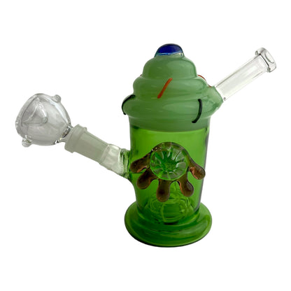 5" Ice Cream Glass Water Pipe