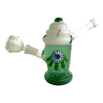 5" Ice Cream Glass Water Pipe