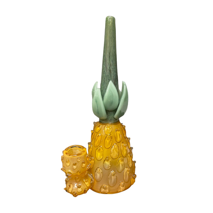 9.5" Pineapple Glass Water Pipe