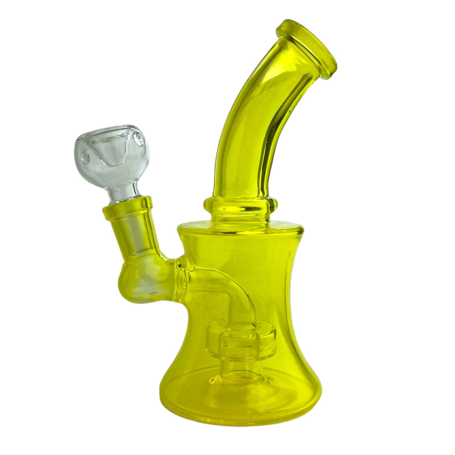 6.5" Hour Glass Shower Percolator Water Pipe