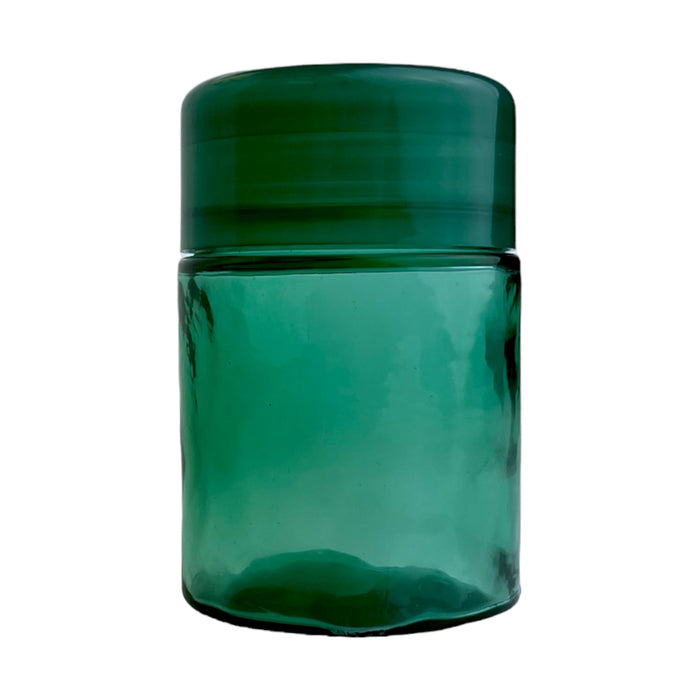 90ml (3oz) Green Round (Bullet) Child Resistant Jar with Green Cap