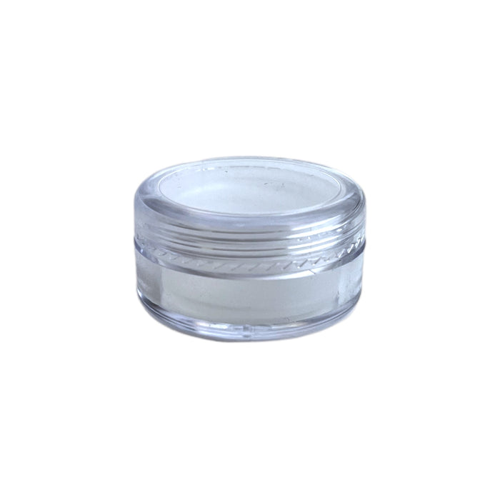 7g Clear Plastic Jar with Silicon Insert