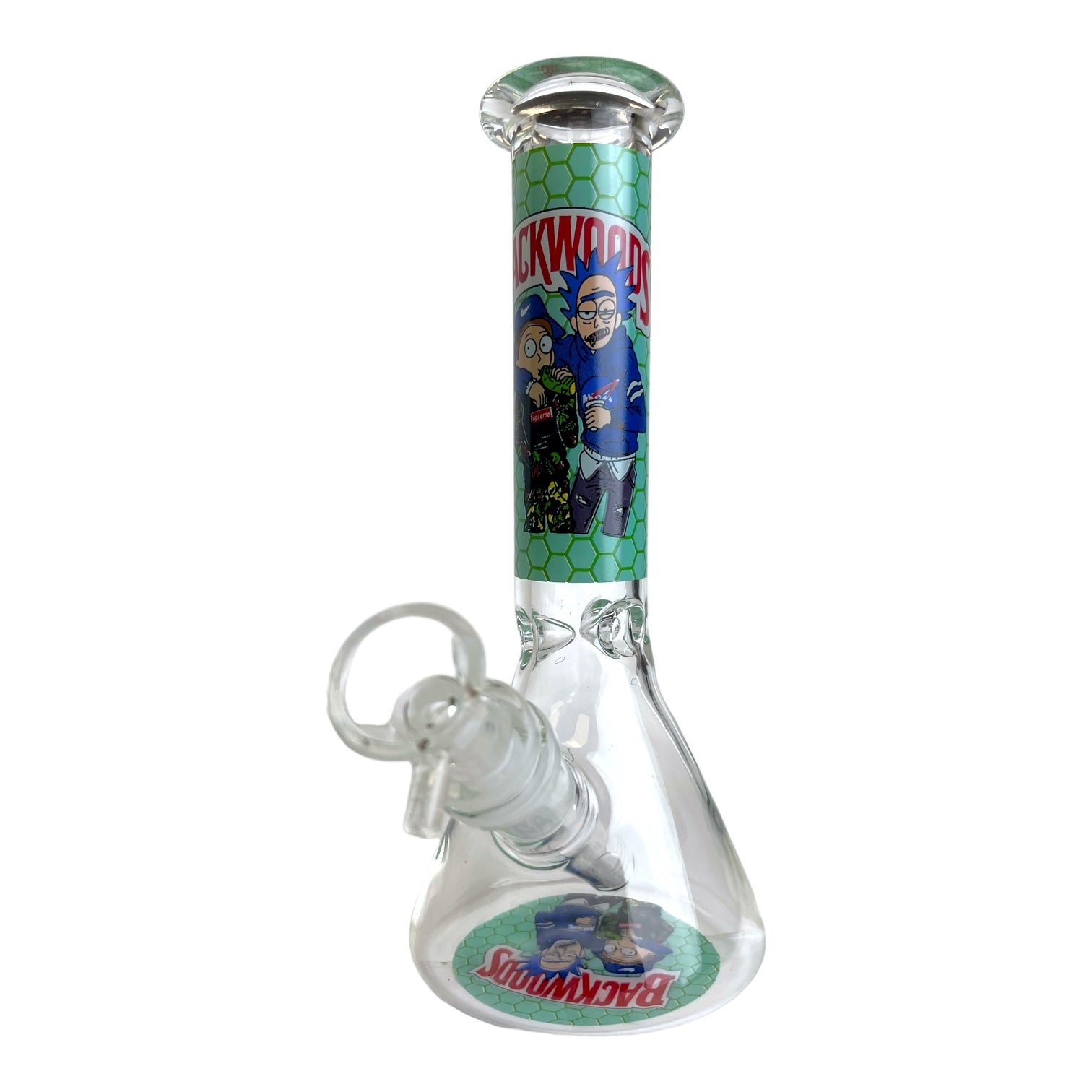 8" BW RM Mini Beaker Glass Water Pipe