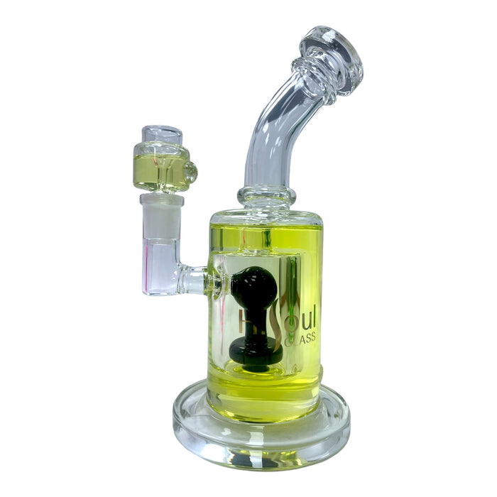9" HiSoul Bent Neck Glass Freezable Water Pipe