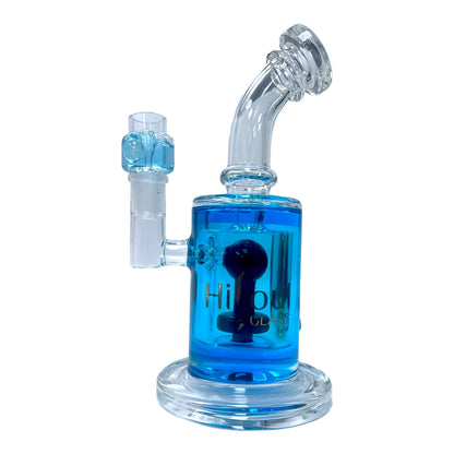 9" HiSoul Bent Neck Glass Freezable Water Pipe