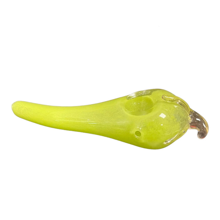 6" Chile Glass Hand Pipe (Assorted Colors)