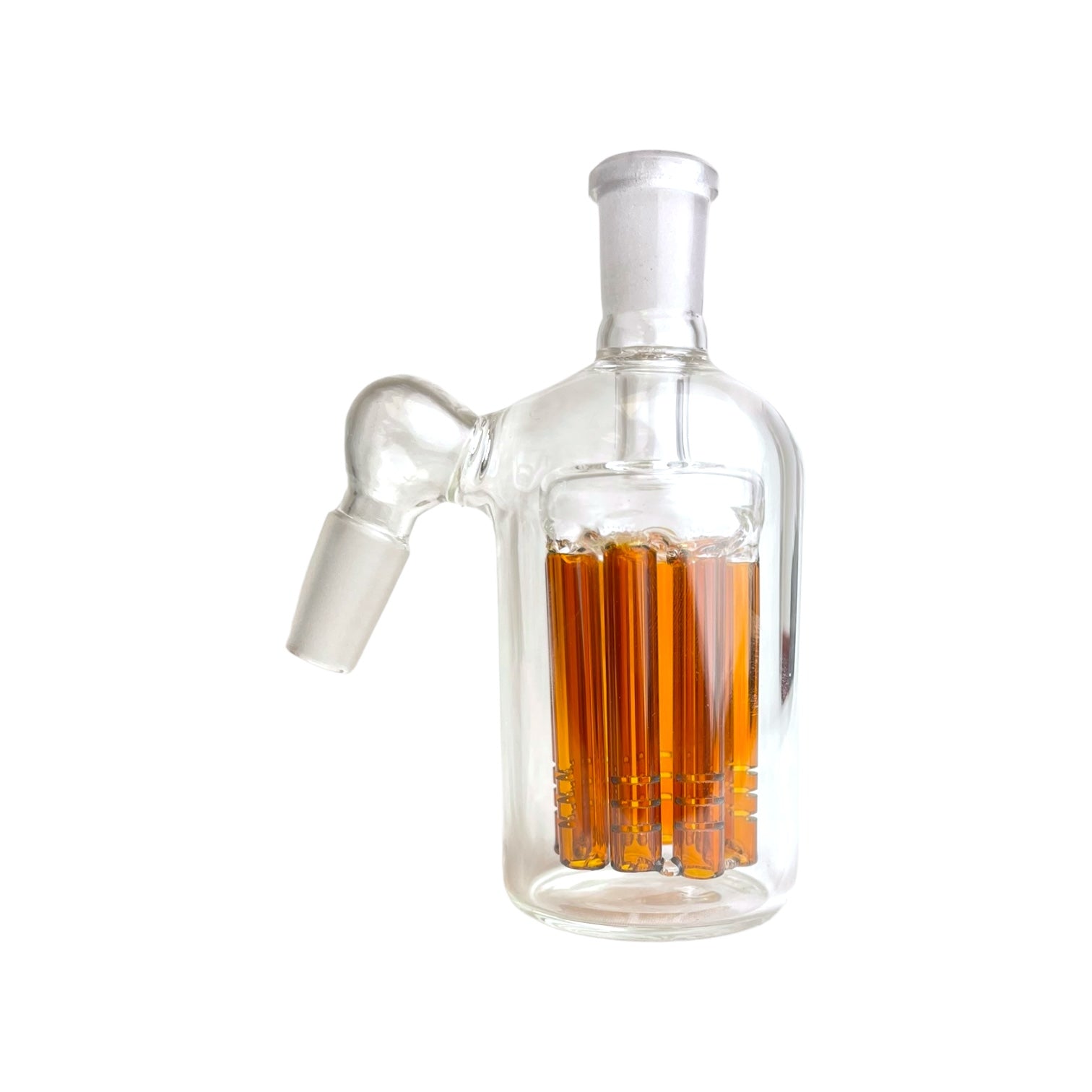 4.5" 8-Arm Tree Glass Ash Catcher 45 Degree 14mm Small
