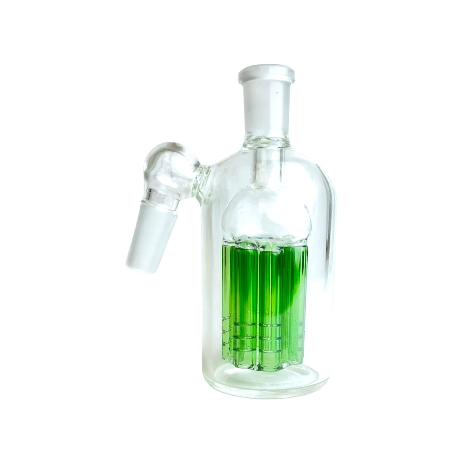 4.5" 8-Arm Tree Glass Ash Catcher 45 Degree 14mm Small